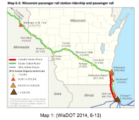 Visualizing High Speed Rail in Wisconsin